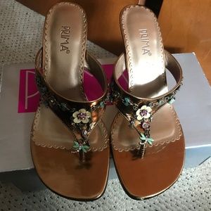 PRIMA Flip Flop Heeled Sandal